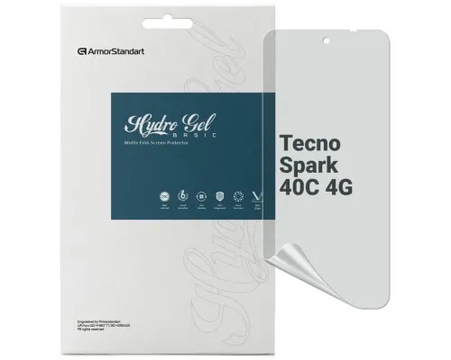 Плівка захисна Armorstandart hydrogel Matte Tecno Spark 40C 4G (ARM87314)