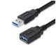 Дата кабель USB 3.0 AM/AF 1.8m black ColorWay (CW-CBUF075-BK)
