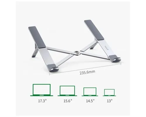 Підставка до ноутбука Ugreen LP451 Foldable Holder for Laptop Silver (40289)