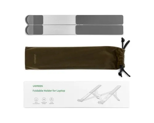 Підставка до ноутбука Ugreen LP451 Foldable Holder for Laptop Silver (40289)