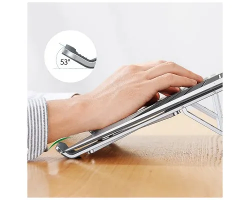 Підставка до ноутбука Ugreen LP451 Foldable Holder for Laptop Silver (40289)