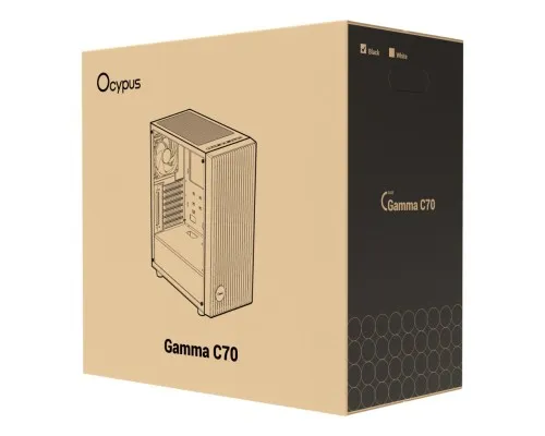 Корпус для ПК OCYPUS GAMMA C70 BK ARGB (GAMMA-C70-BKG400XX-GL)