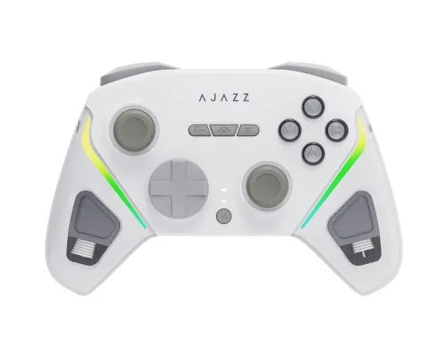 Геймпад Ajazz GP100S 2.4G/BT/USB Switch/PC/iOS/Android RGB White (GP100S-W)