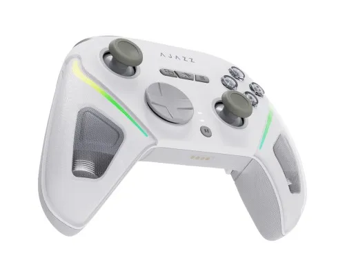 Геймпад Ajazz GP100S 2.4G/BT/USB Switch/PC/iOS/Android RGB White (GP100S-W)