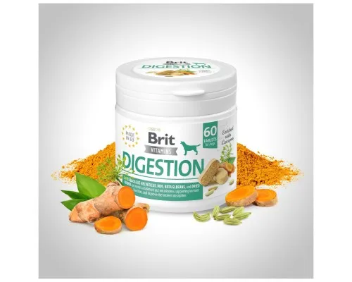 Вітаміни для собак Brit Vitamins Digestion для травлення 60 таблеток (8595602571659)