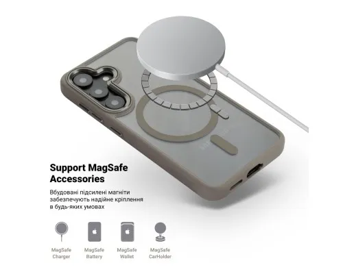 Чохол до мобільного телефона Armorstandart Unit MagCase Samsung S26 Plus 5G Titanium Grey (ARM89457)