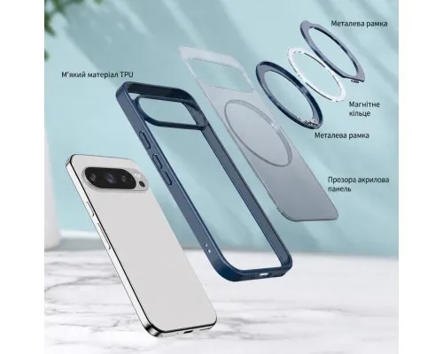 Чохол до мобільного телефона BeCover Aura Fold Google Pixel 9 Pro XL / 10 Pro XL Blue (715670)