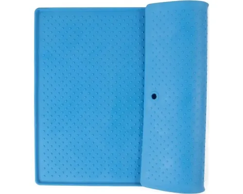 Килимок під миски Dexas Pet Bowl Grippmat Large антиковзкий 60х43 см блакитний (0084297308841)