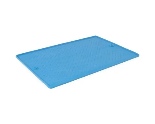 Килимок під миски Dexas Pet Bowl Grippmat Large антиковзкий 60х43 см блакитний (0084297308841)