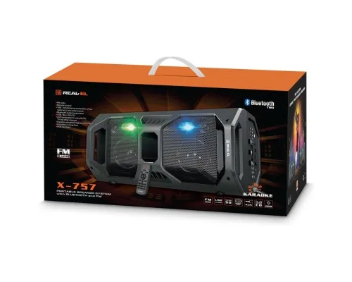 Акустична система REAL-EL X-757 Black (EL121600007)