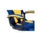 Крісло ігрове GT Racer X-1414 Blue/Yellow
