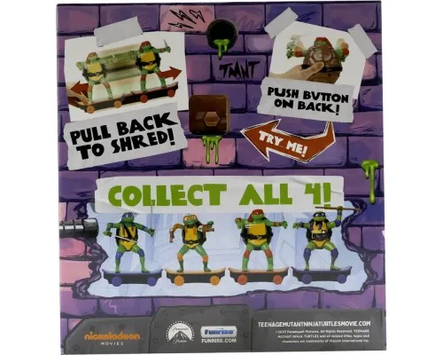 Ігровий набір Funrise TMNT Черепашки-ніндзя класичні Майстри бойових мистецтв Рафаель movie star 2023 (71056)