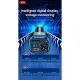FM модулятор XO BCC08 автомобільний зарядний пристрій MP3/PD/2USB/3,1A Чорни (XO-BCC08)