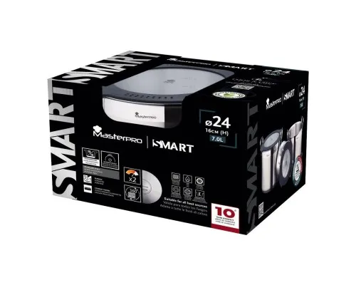 Каструля MasterPro Smart з кришкою 7.21 л (BGEU-3779)