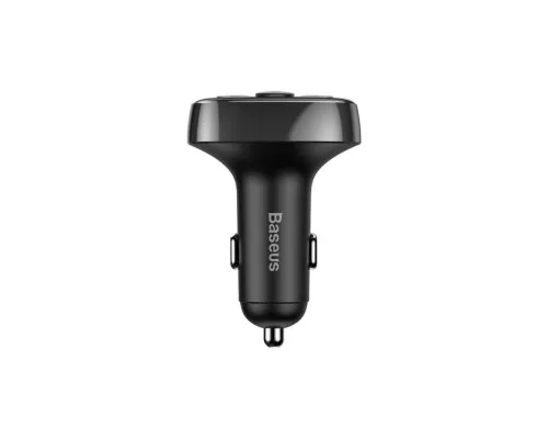 FM модулятор Baseus T Shaped S-09A 2 х USB Type-A, microSD Black (CCMT000001)