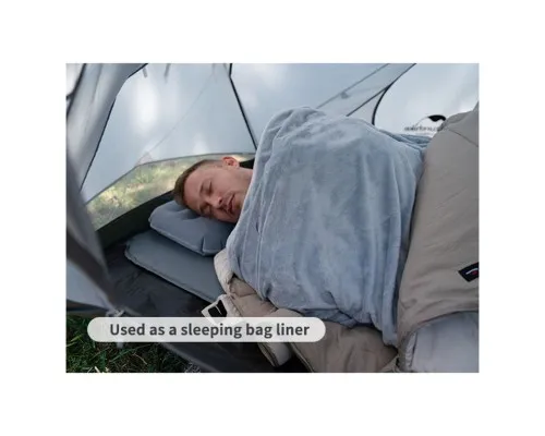 Спальний мішок Naturehike CNK2300SD022, світло-сірий (6976507667333)
