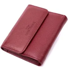 Гаманець ST Leather Шкіряний з монетницею Бордовий (19492)