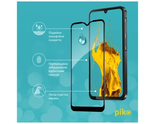 Скло захисне Piko Full Glue Samsung A15 Black (1283126583070)