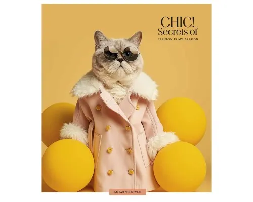 Зошит Школярик Fashion chic 36 аркушів клітинка (036-3458K)