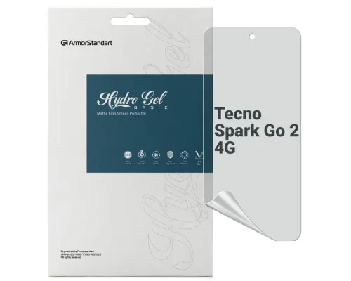 Плівка захисна Armorstandart hydrogel Matte Tecno Spark Go 2 4G (ARM87118)