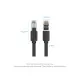 Патч-корд 5м, S/FTP cat 8 RJ-45 black Vention (IKKBJ)