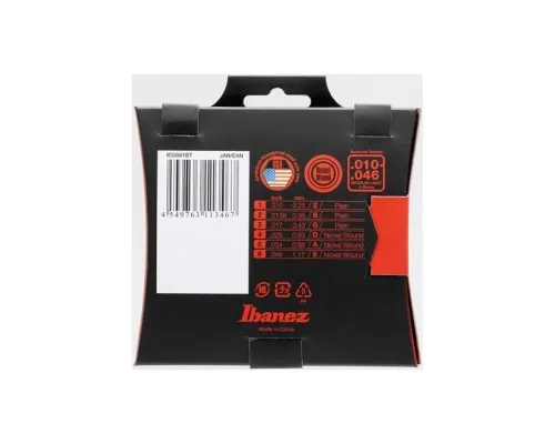 Струни для гітари Ibanez IEGS61BT Electric Guitars Strings 10-46 (301872)