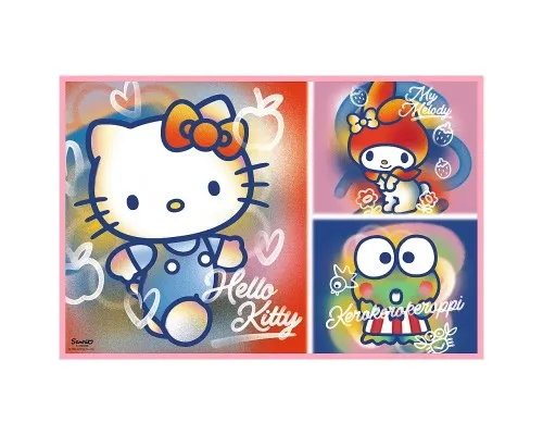 Пазл Trefl Hello Kitty Вітаю Кітті та друзів 2х200 елементів (5900511133363)