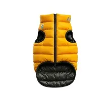Курточка для тварин Airy Vest двостороння жовто-чорна M50 (1566)