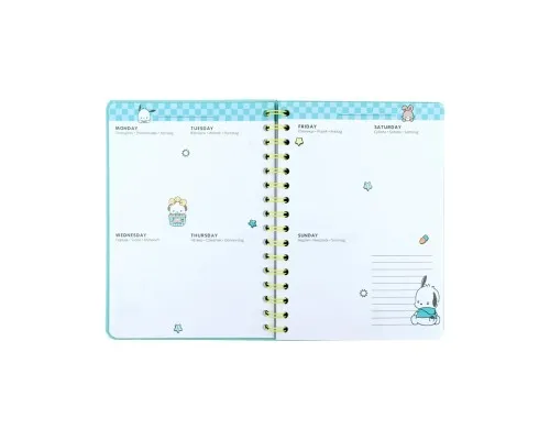 Тижневик Kite дитячий на спіралі Pochacco, тверда обкладинка (PC26-438)