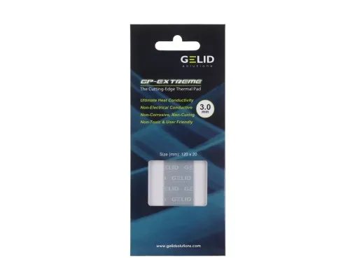 Термопрокладка Gelid Solutions GP-Extreme 120x20x3.0 mm (TP-GP05-E)