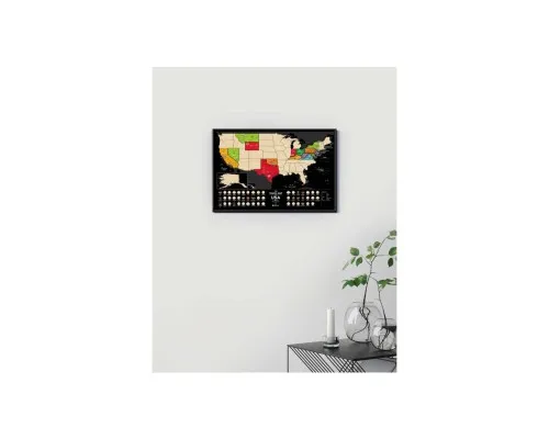 Скретч карта 1DEA.me Travel Map USA Black (13028)