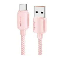 Дата кабель USB 2.0 AM to USB-C 1.0m 100W pink Essager (EXC7A-WL04-P)