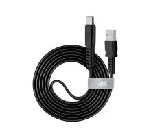 Дата кабель USB 2.0 AM to USB-C 1.2m black RivaCase (PS6002 BK12)