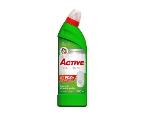 Засіб для чищення унітазу Active PR Pine Fresh З хлором 750 мл (4820196012764)