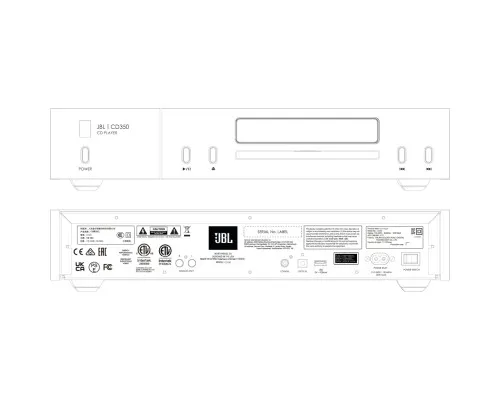 CD програвач JBL CD 350 (JBLCD350EU)