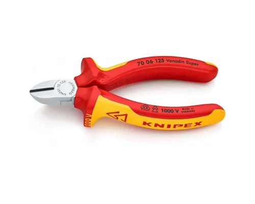 Кусачки KNIPEX бокові 70 06 125 (70 06 125)