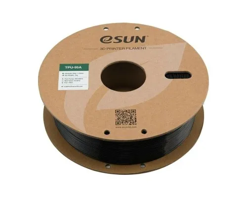 Пластик для 3D-принтера eSUN eTPU-95A 1кг, 1.75мм, black (ETPU-95A175B1)