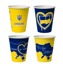 Стакани одноразові Україна PATRIOT паперові 250 мл 50 шт (CUP250PAT)