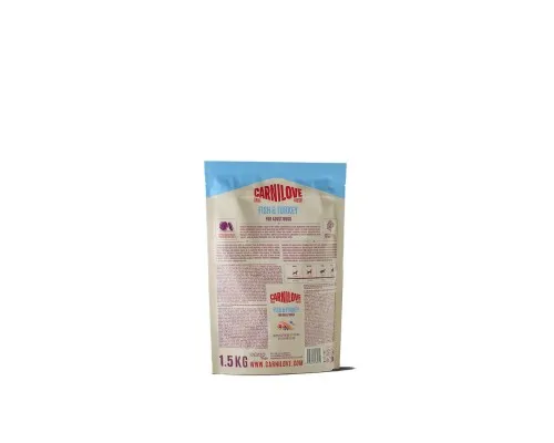 Сухий корм для собак Carnilove True Fresh Fish & Turkey 1.5 кг (8595602582051)