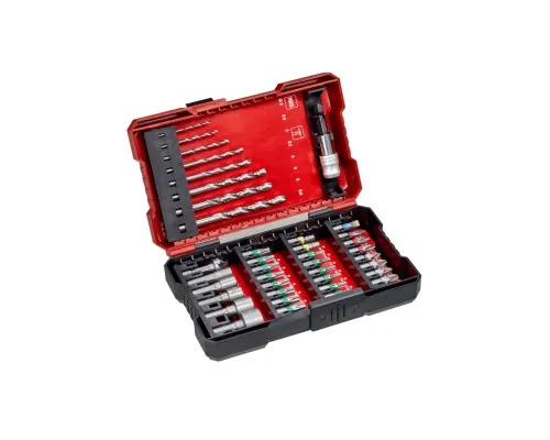 Набір свердл і біт Einhell L-Box, по металу HSS, 39шт (108911)