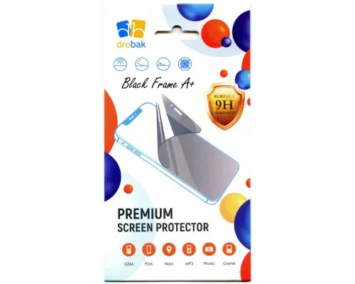 Скло захисне Drobak Infinix Note 60 Pro Frame A+ Black (181802)