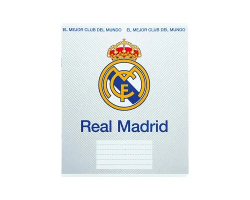 Зошит Kite Real Madrid, 12 аркушів, лінія (RL26-234)