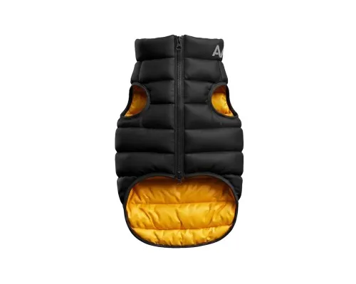 Курточка для тварин Airy Vest двостороння жовто-чорна S30 (1552)
