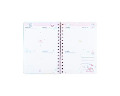 Тижневик Kite дитячий на спіралі Cinnamoroll, тверда обкладинка (CR26-438)
