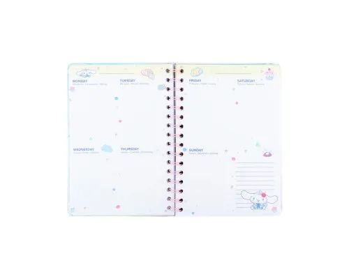 Тижневик Kite дитячий на спіралі Cinnamoroll, тверда обкладинка (CR26-438)