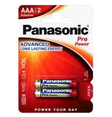 Батарейка Panasonic AAA LR03 Pro Power * 2 (LR03XEG/2BP)
