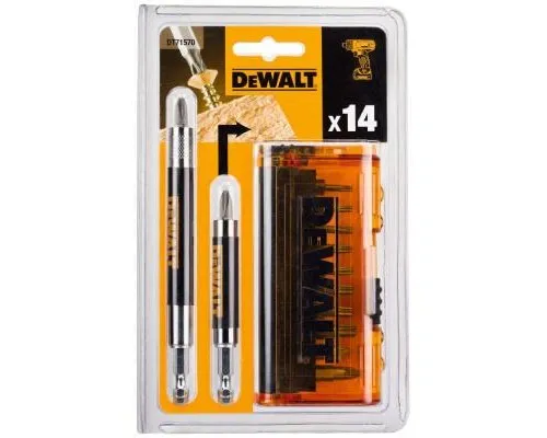 Набір біт DeWALT бит, магнит. держателей, 14 предм. (DT71570)