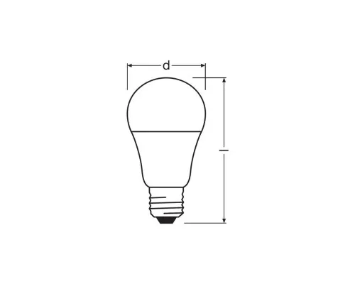 Автолампа Osram LED лампа побутова (8543709000) (OS CLA60-095/840VL)