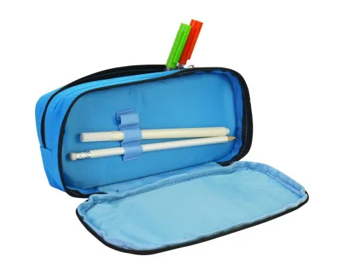 Пенал Cool For School 1 відділення Блакитний (B-8691-blue)