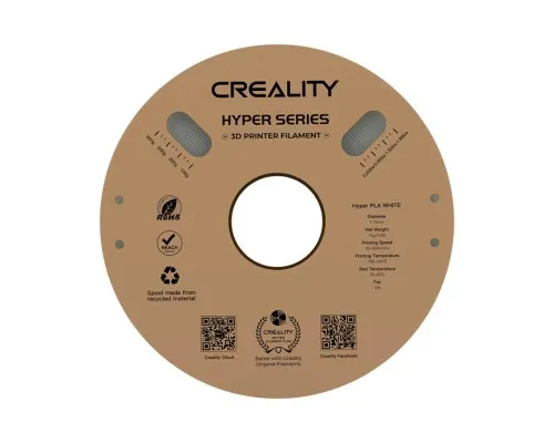 Пластик для 3D-принтера Creality PLA Hyper 1кг, 1.75мм, white (3301010335)